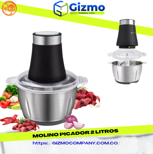 Molino Picador Electrico 2 Litros